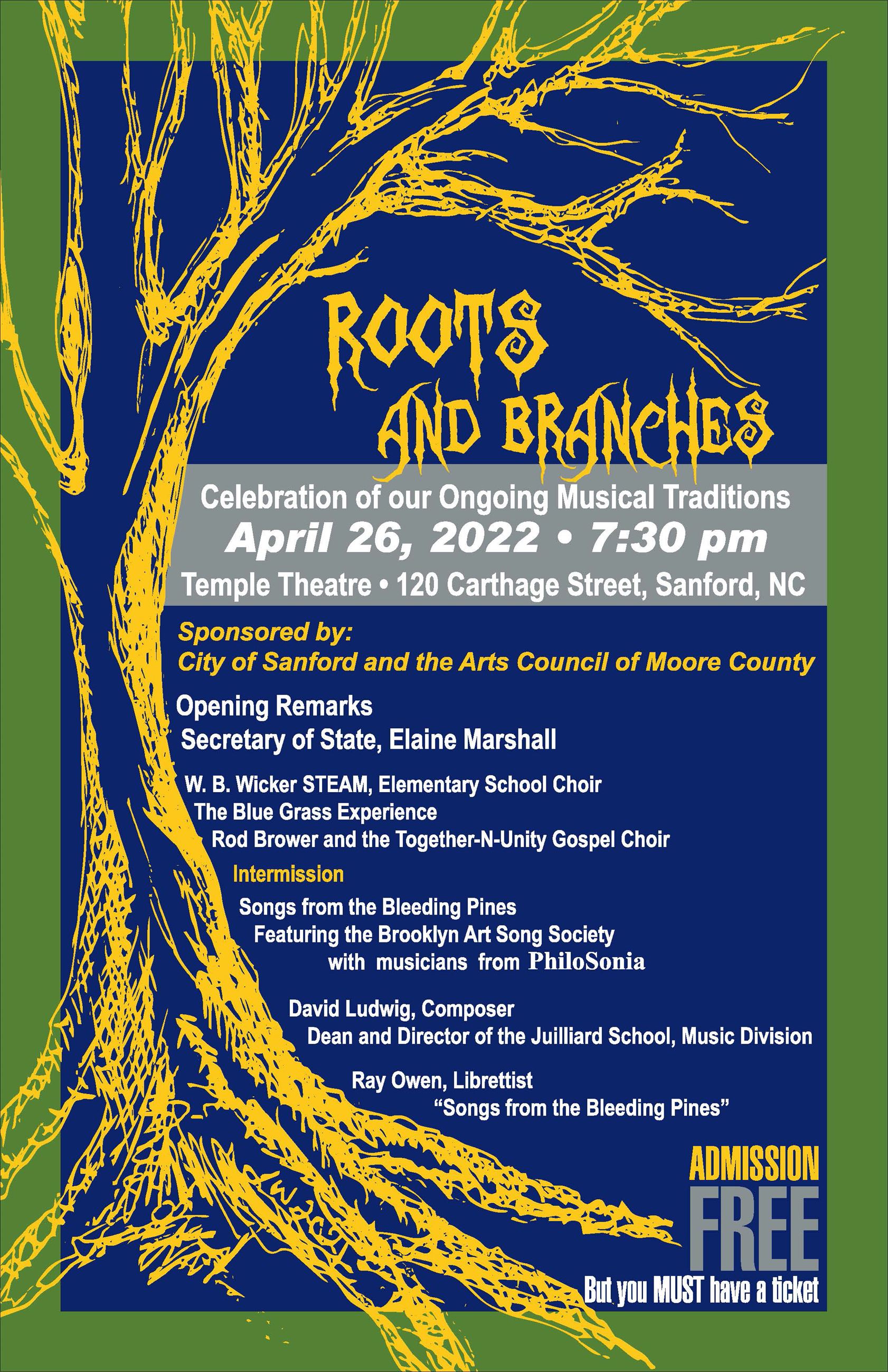Roots and Branches Flyer