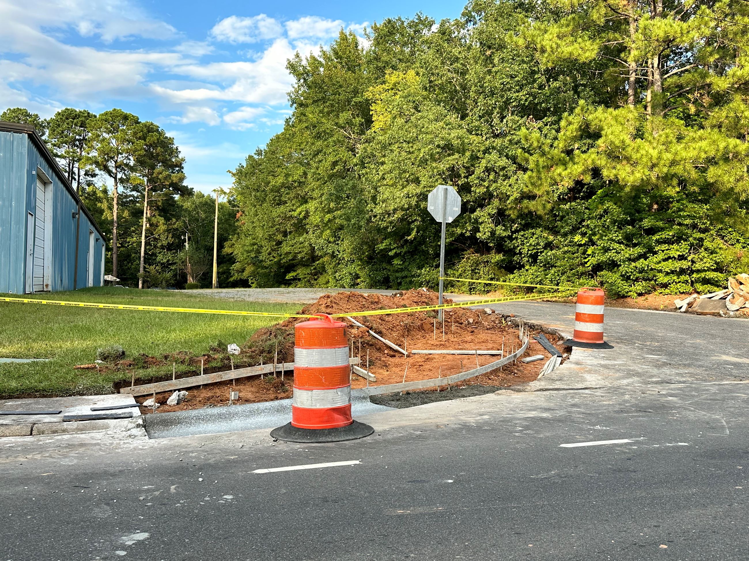 NCDOT curb ramp improvements 3