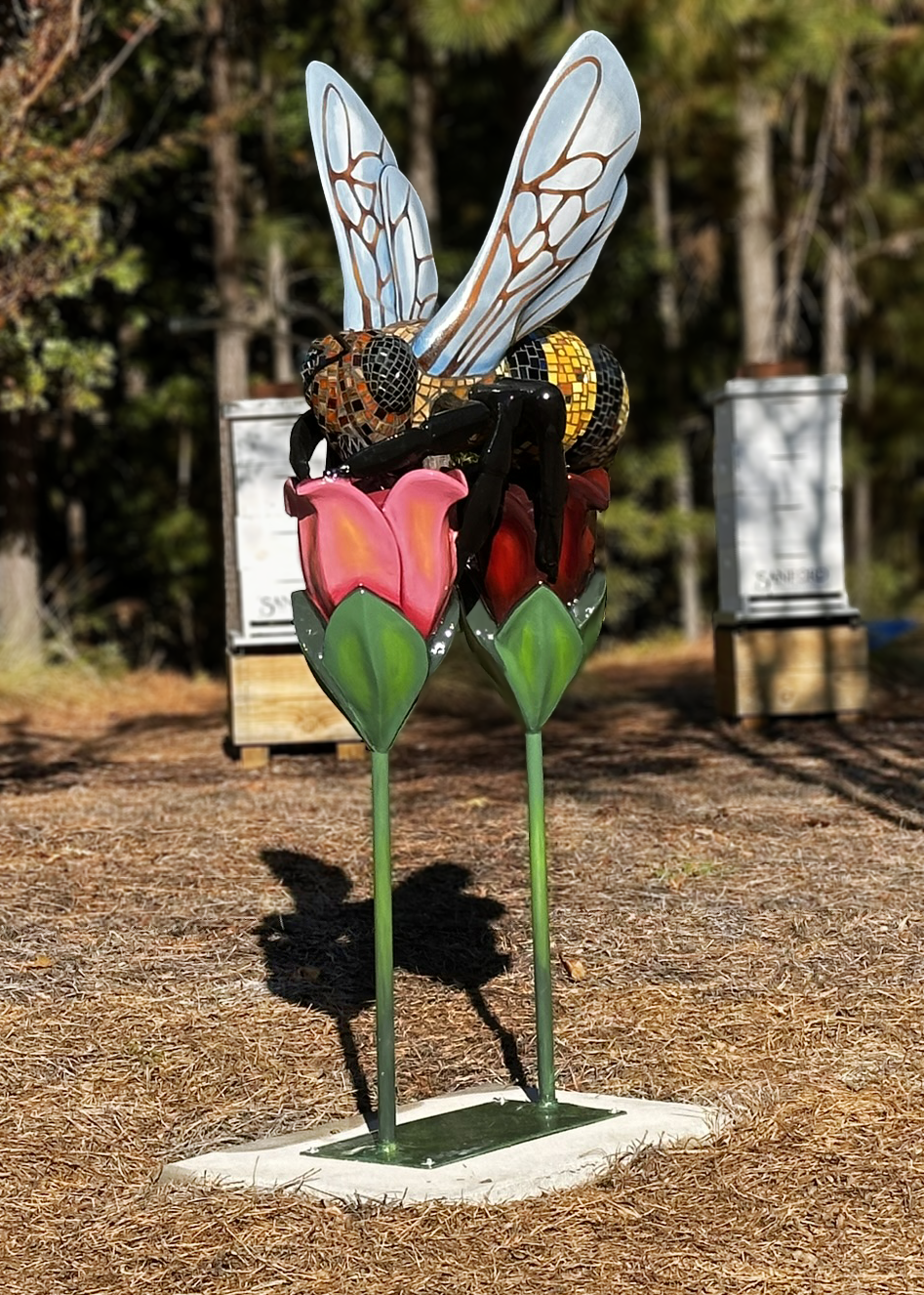 Bee Sculpture at City Hall