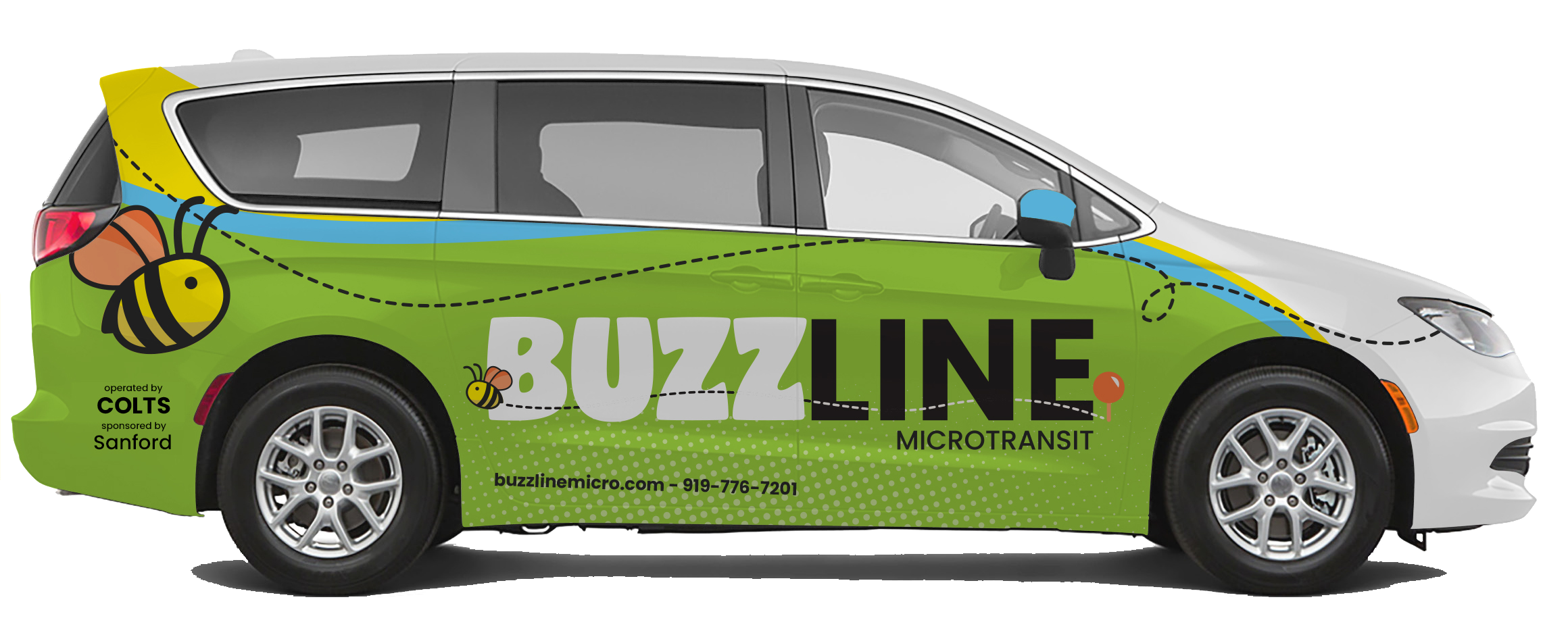 Buzzline Microtransit Van